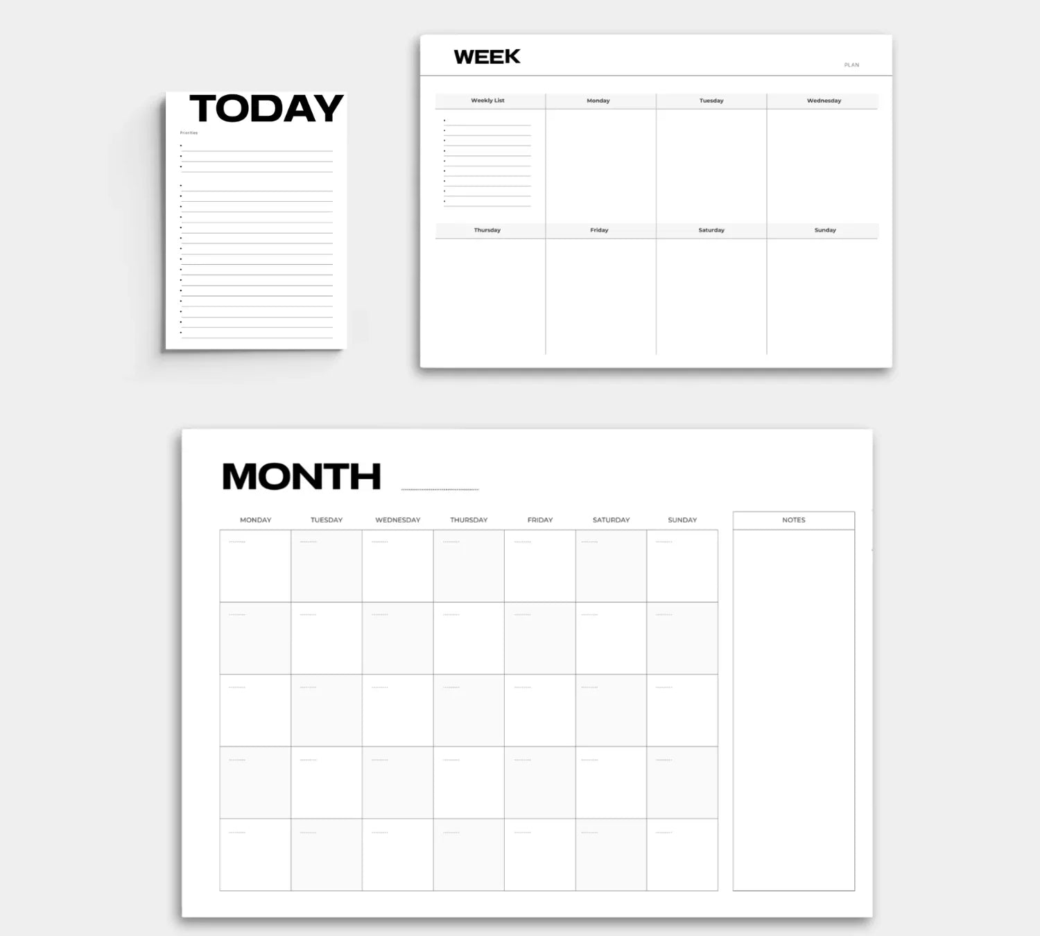 How to Use the Focus Pad Set: Today, Week &amp; Month Planning Made Simple