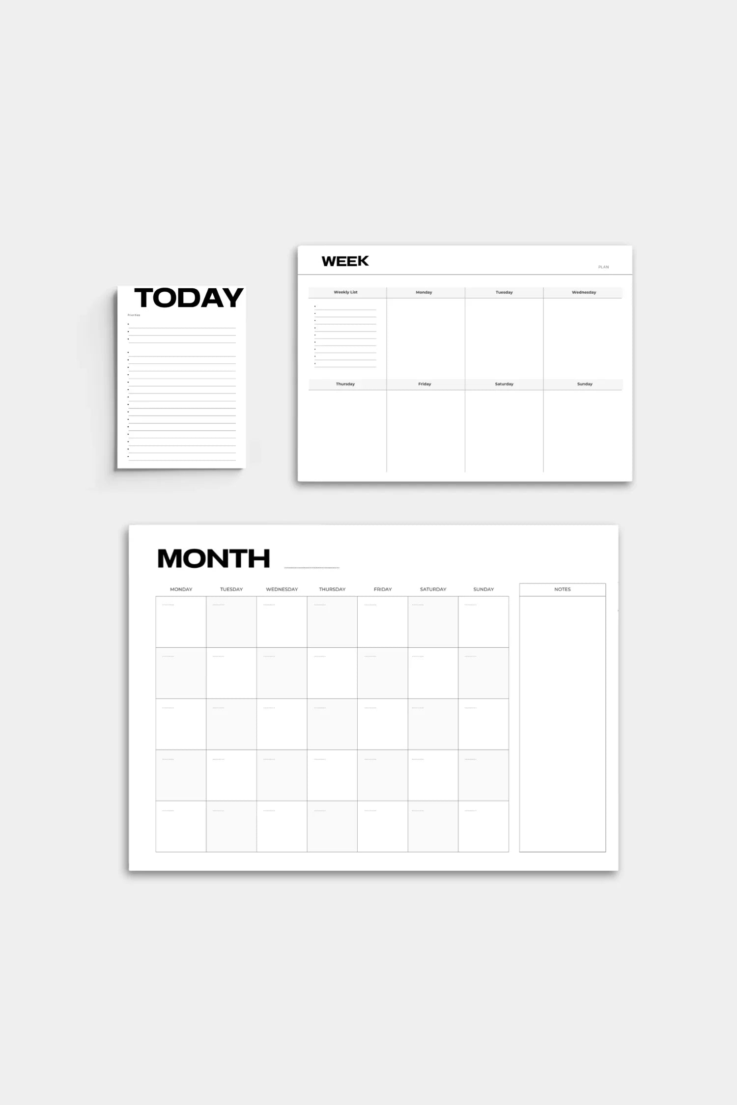 How to Use the Focus Pad Set: Today, Week &amp; Month Planning Made Simple