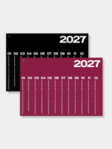 2027 Year At A Glance Wall Calendar A1 – Twin Pack