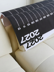2027 Year At A Glance Wall Calendar A1