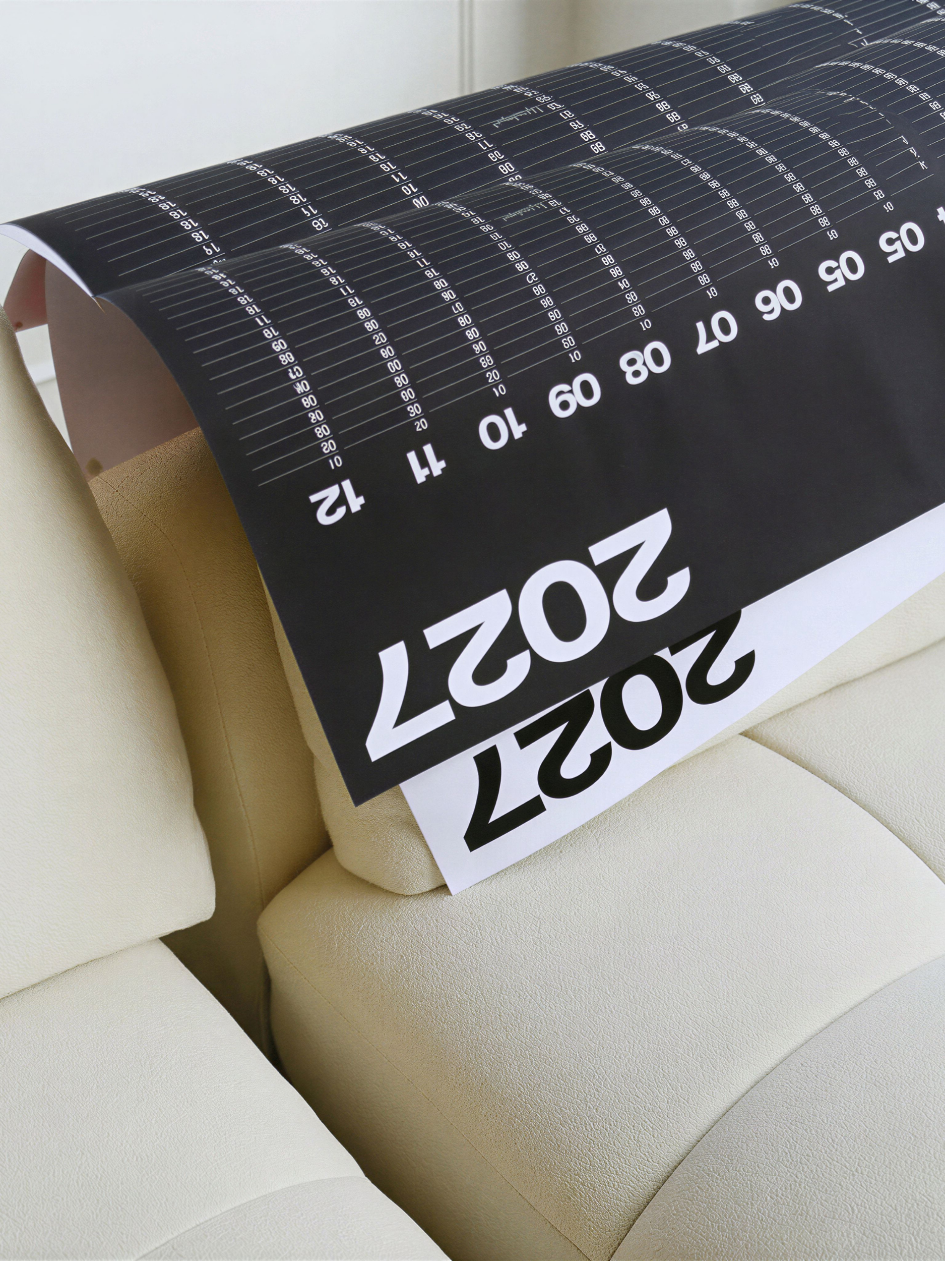 2027 Year At A Glance Wall Calendar A1
