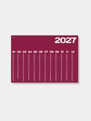 2027 Year At A Glance Wall Calendar A1