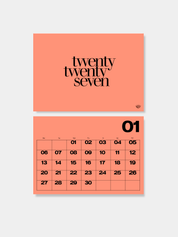 2027 Monthly Calendar A1