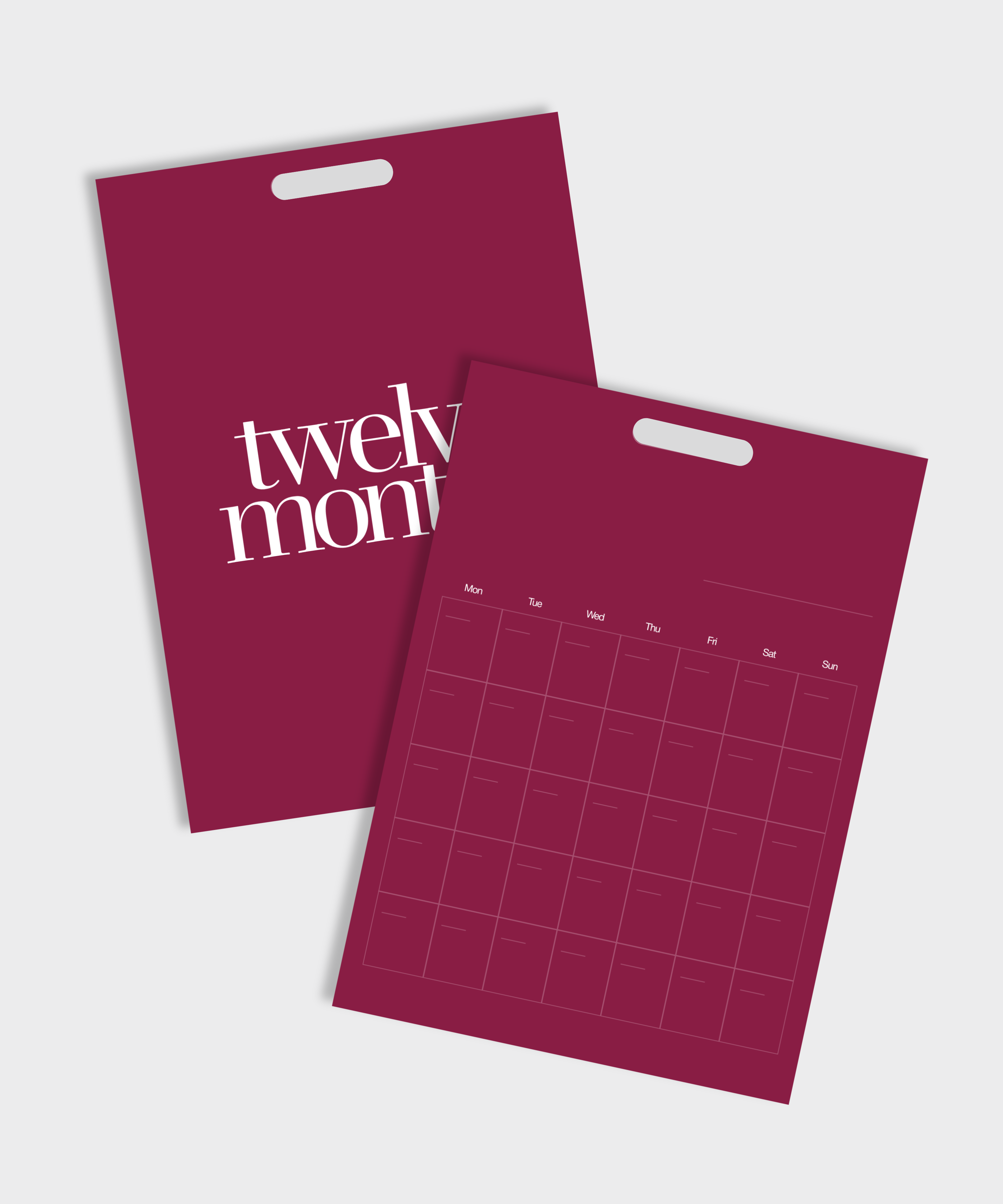 A3 Anytime Monthly Calendar Sheets