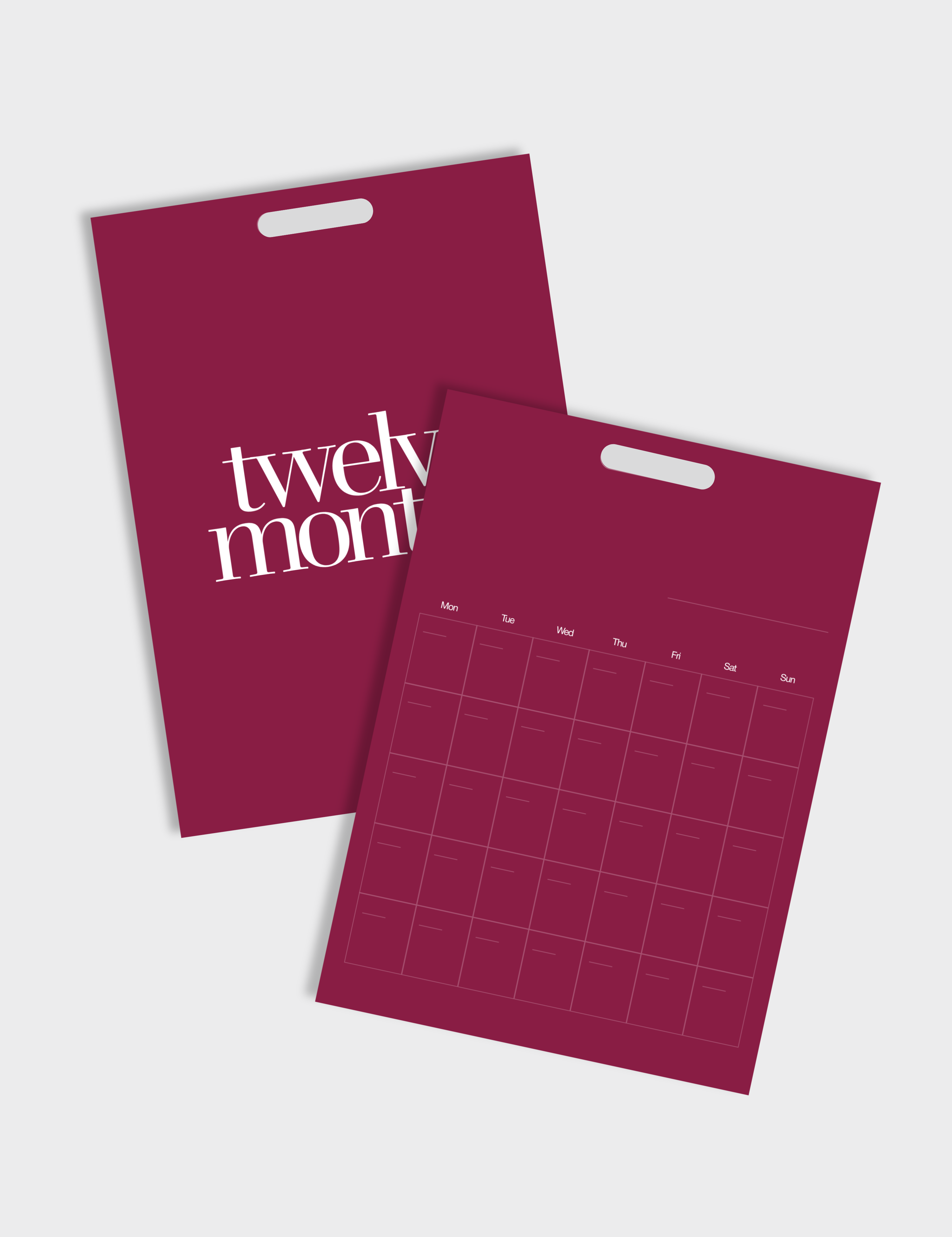 A3 Anytime Monthly Calendar Sheets