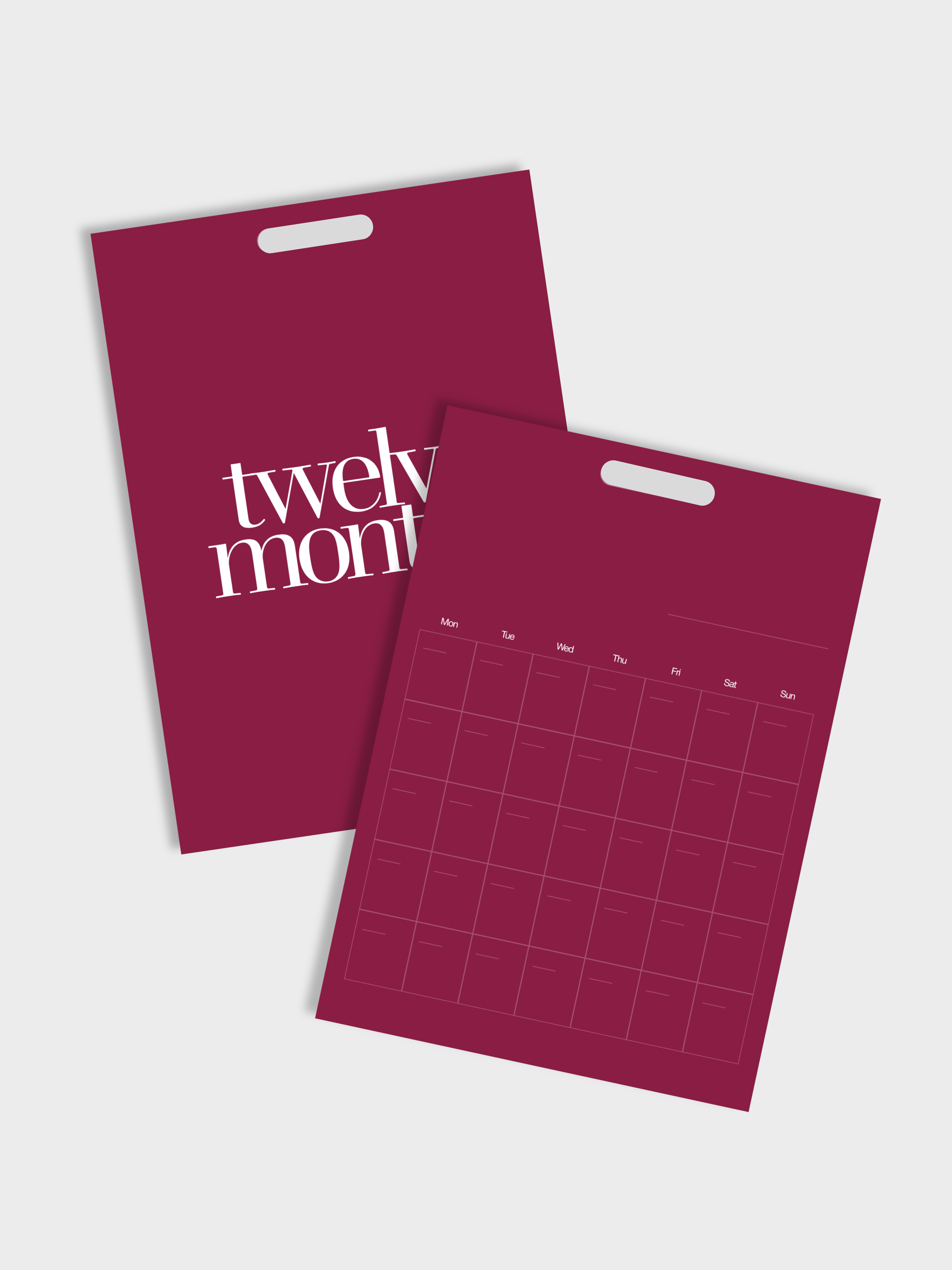 A3 Anytime Monthly Calendar Sheets