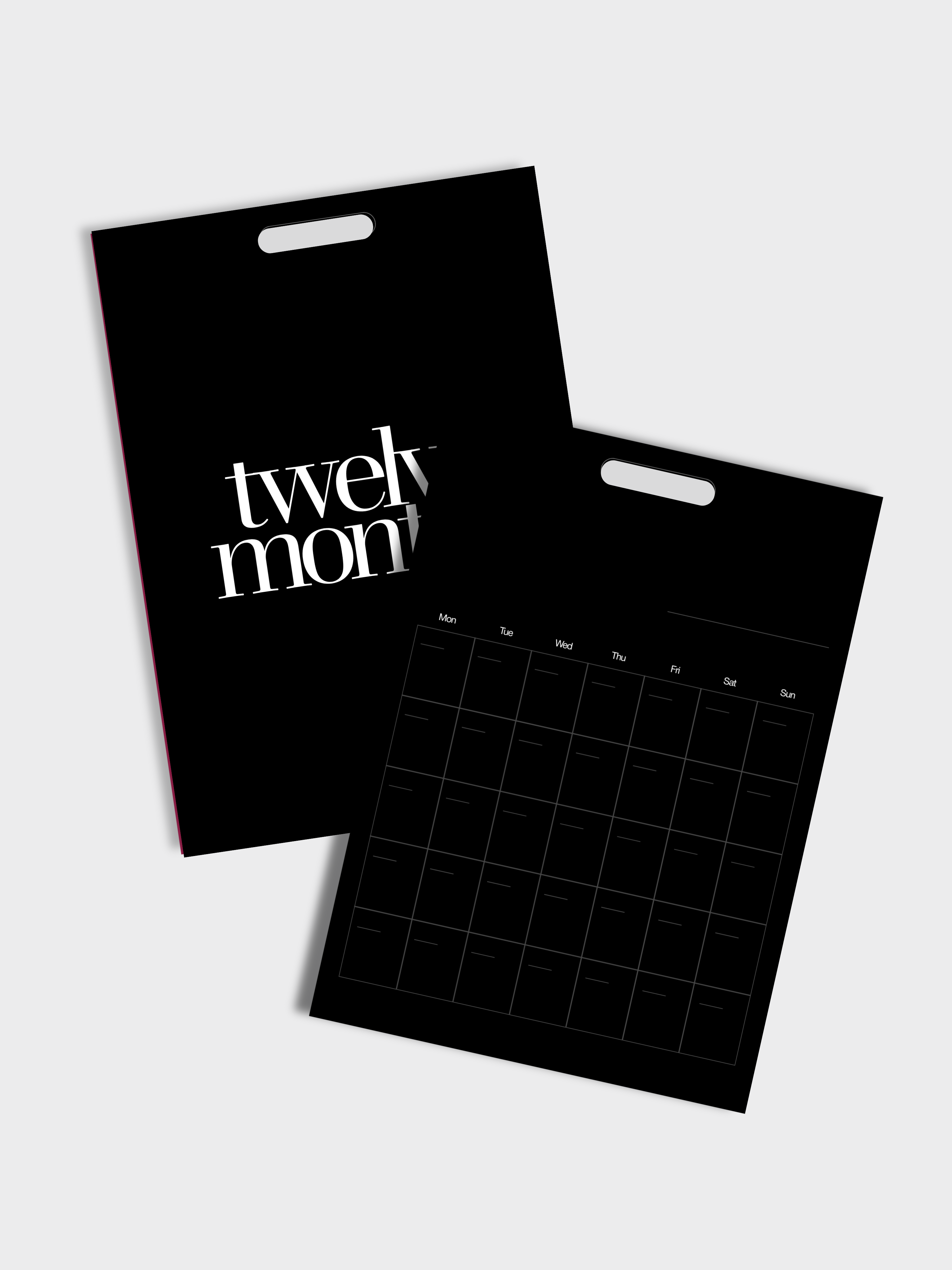 A3 Anytime Monthly Calendar Sheets