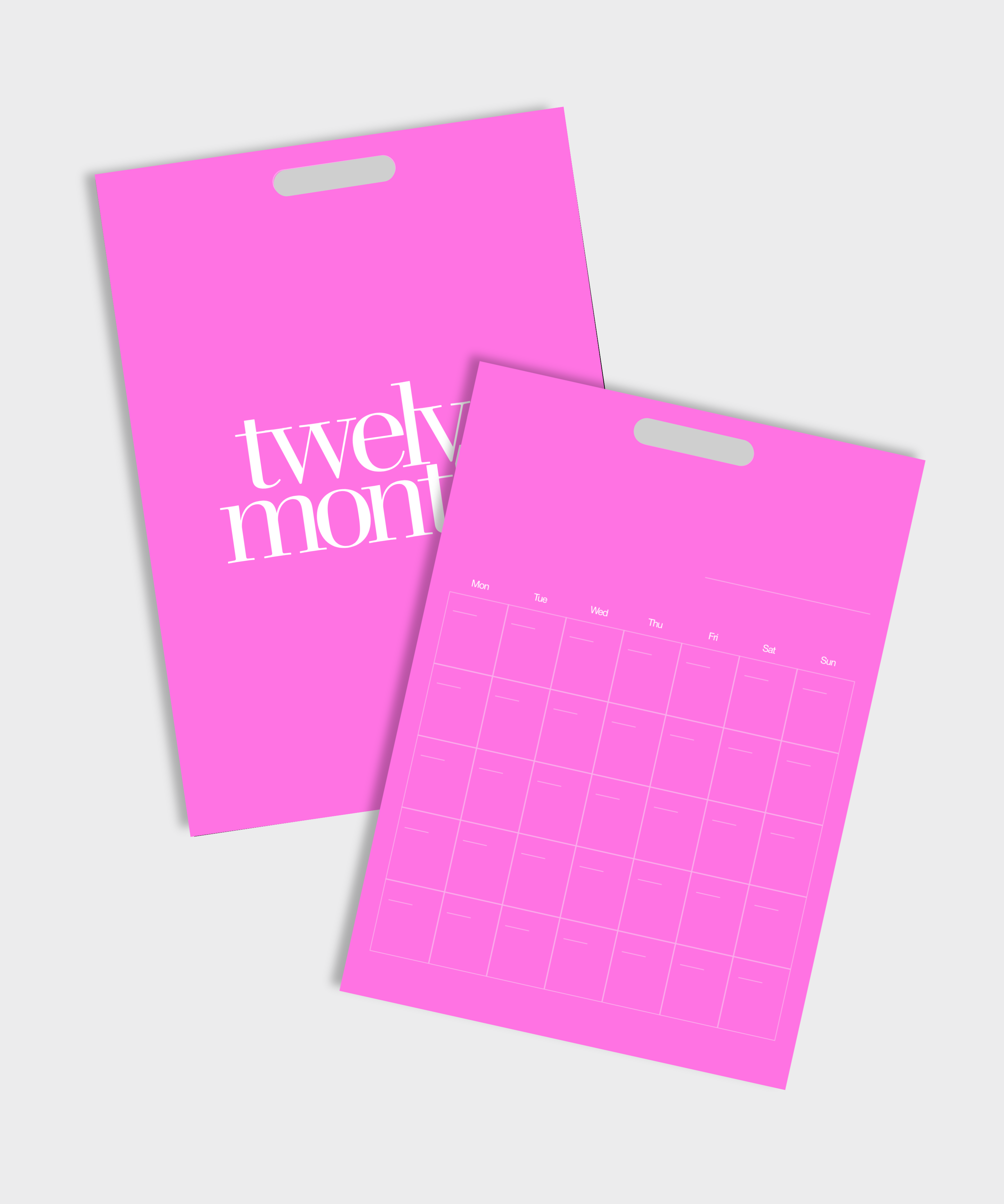 A3 Anytime Monthly Calendar Sheets