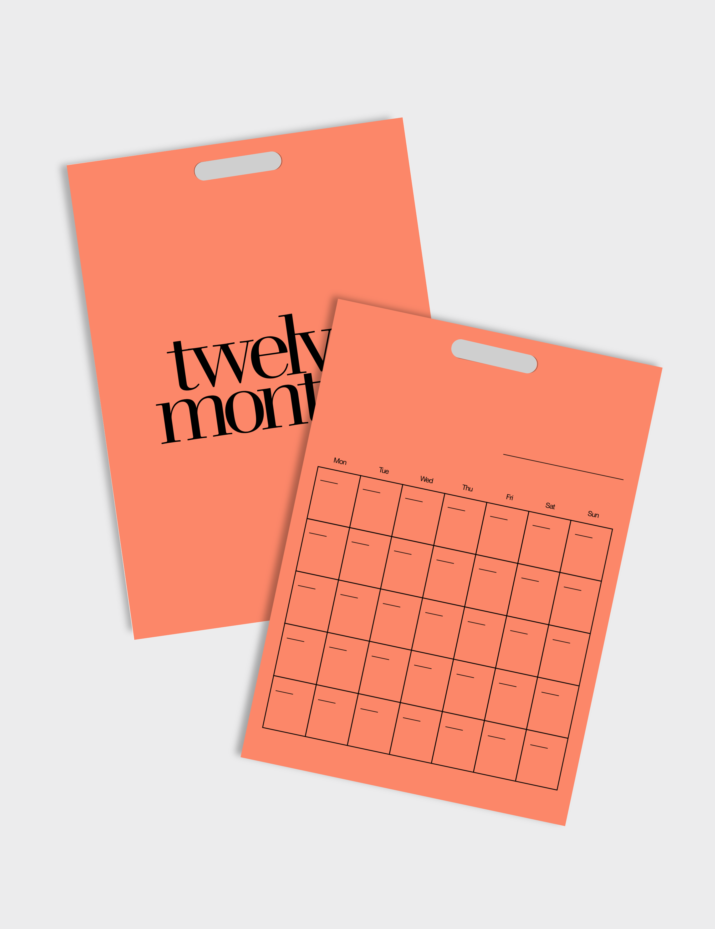 A3 Anytime Monthly Calendar Sheets
