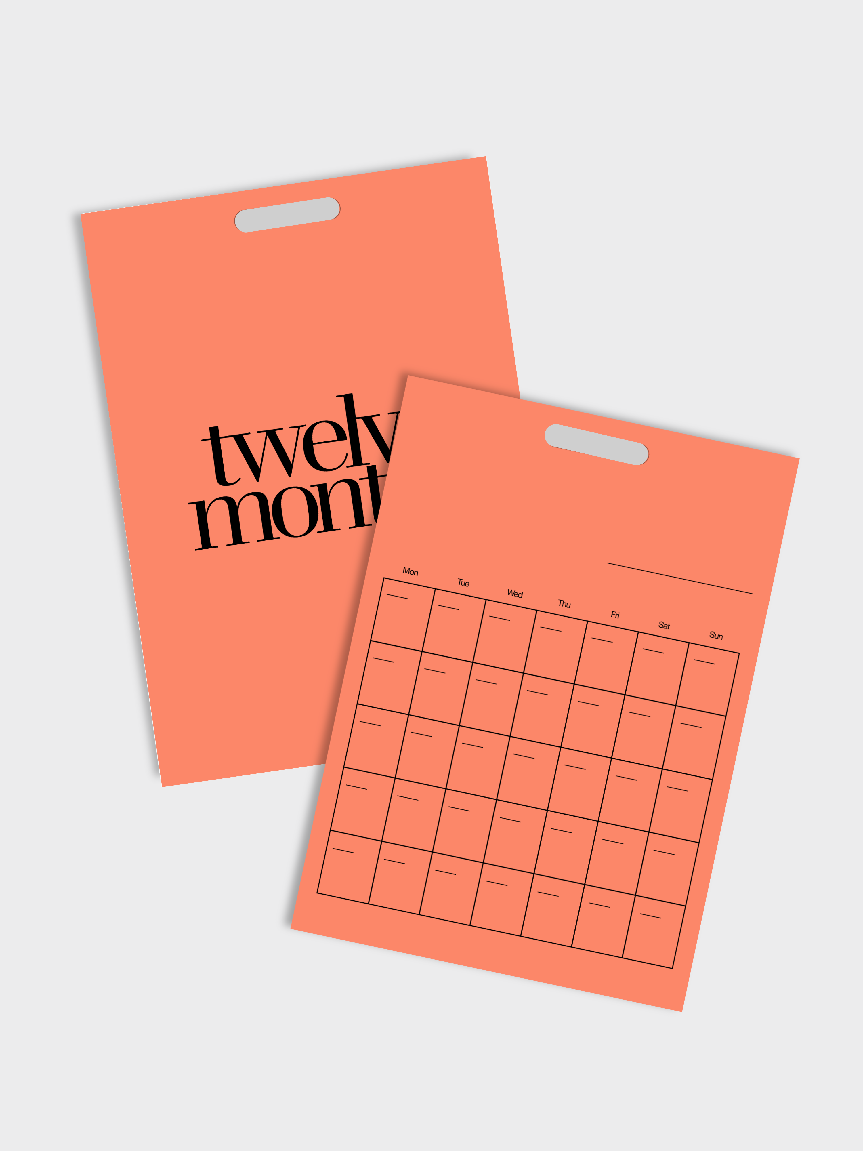 A3 Anytime Monthly Calendar Sheets