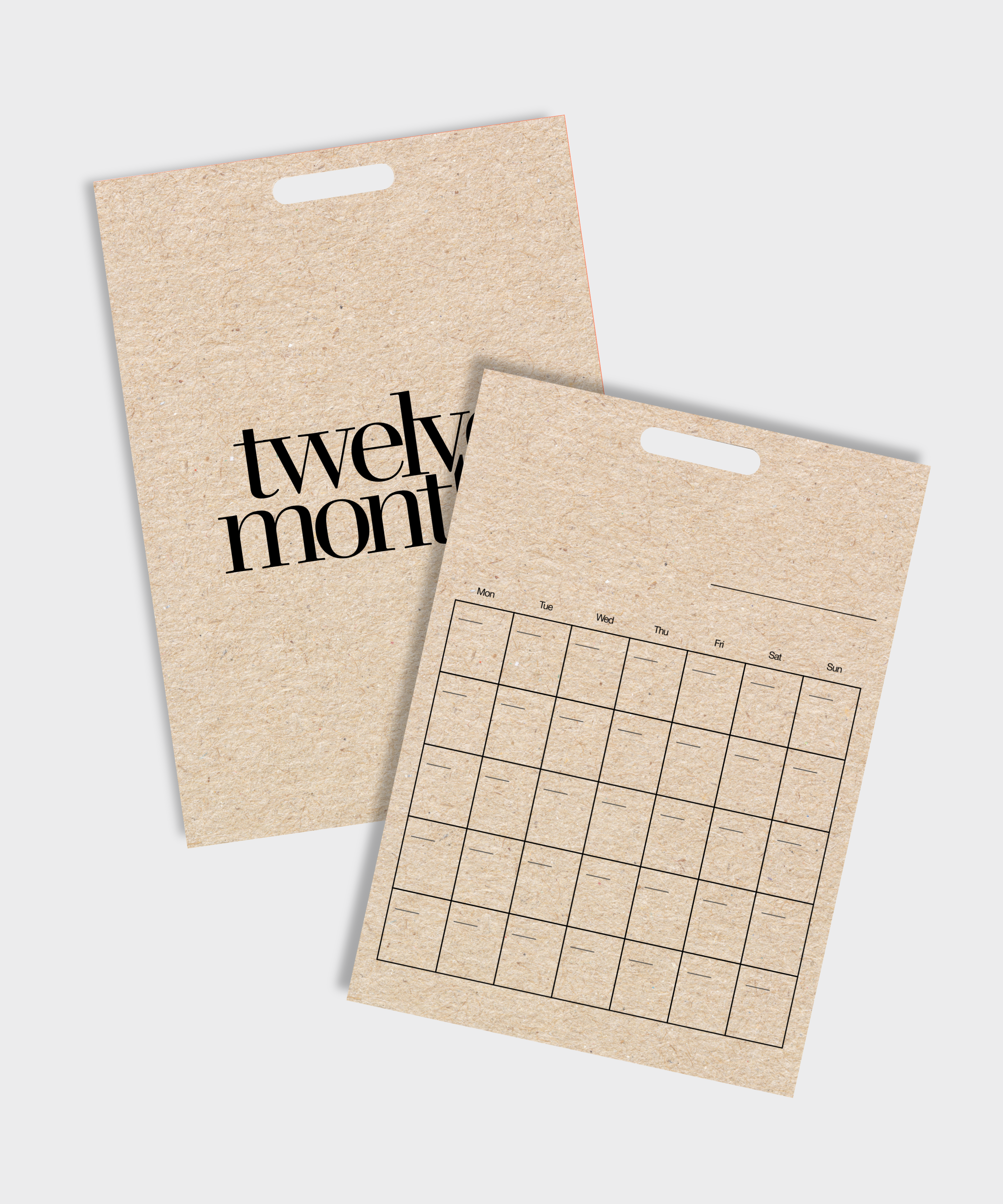 A3 Anytime Monthly Calendar Sheets