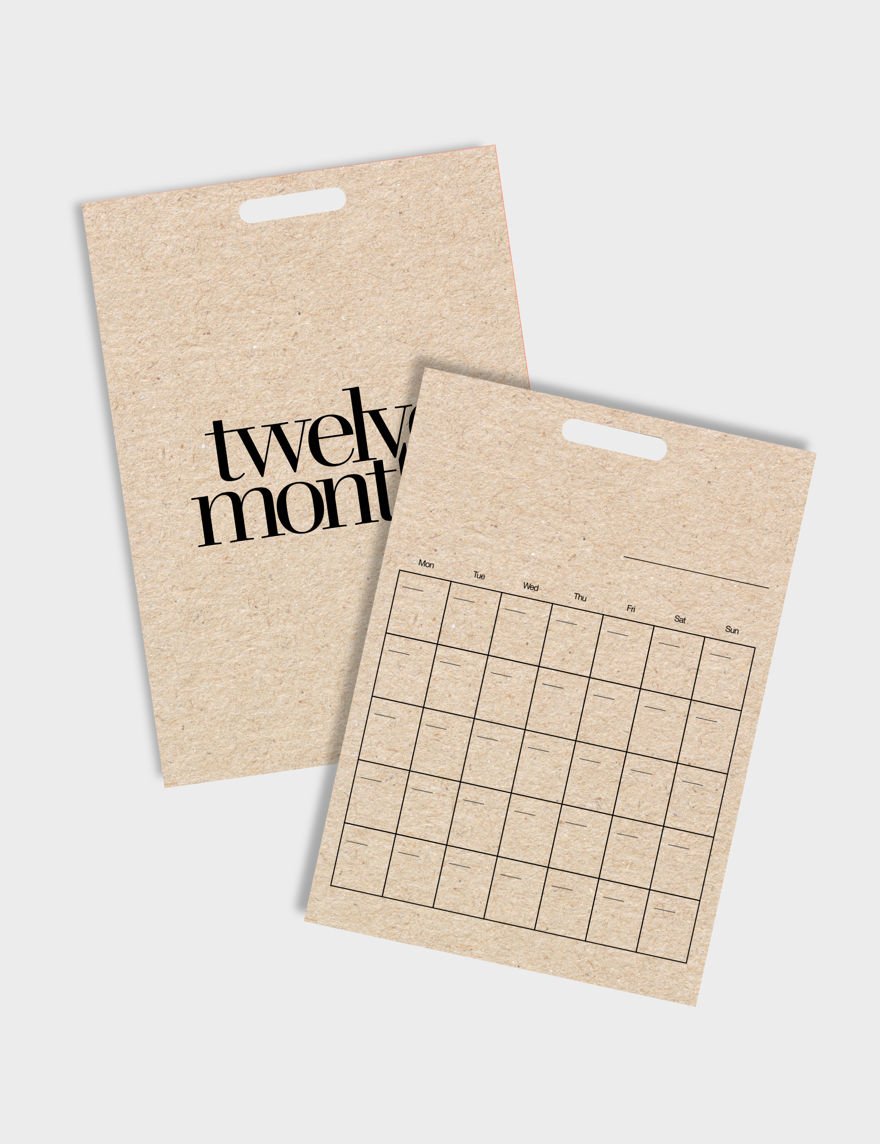 A3 Anytime Monthly Calendar Sheets