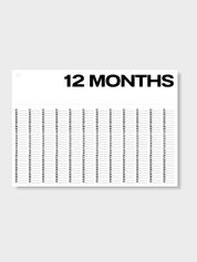 Anytime - Year At A Glance Wall Calendar A1
