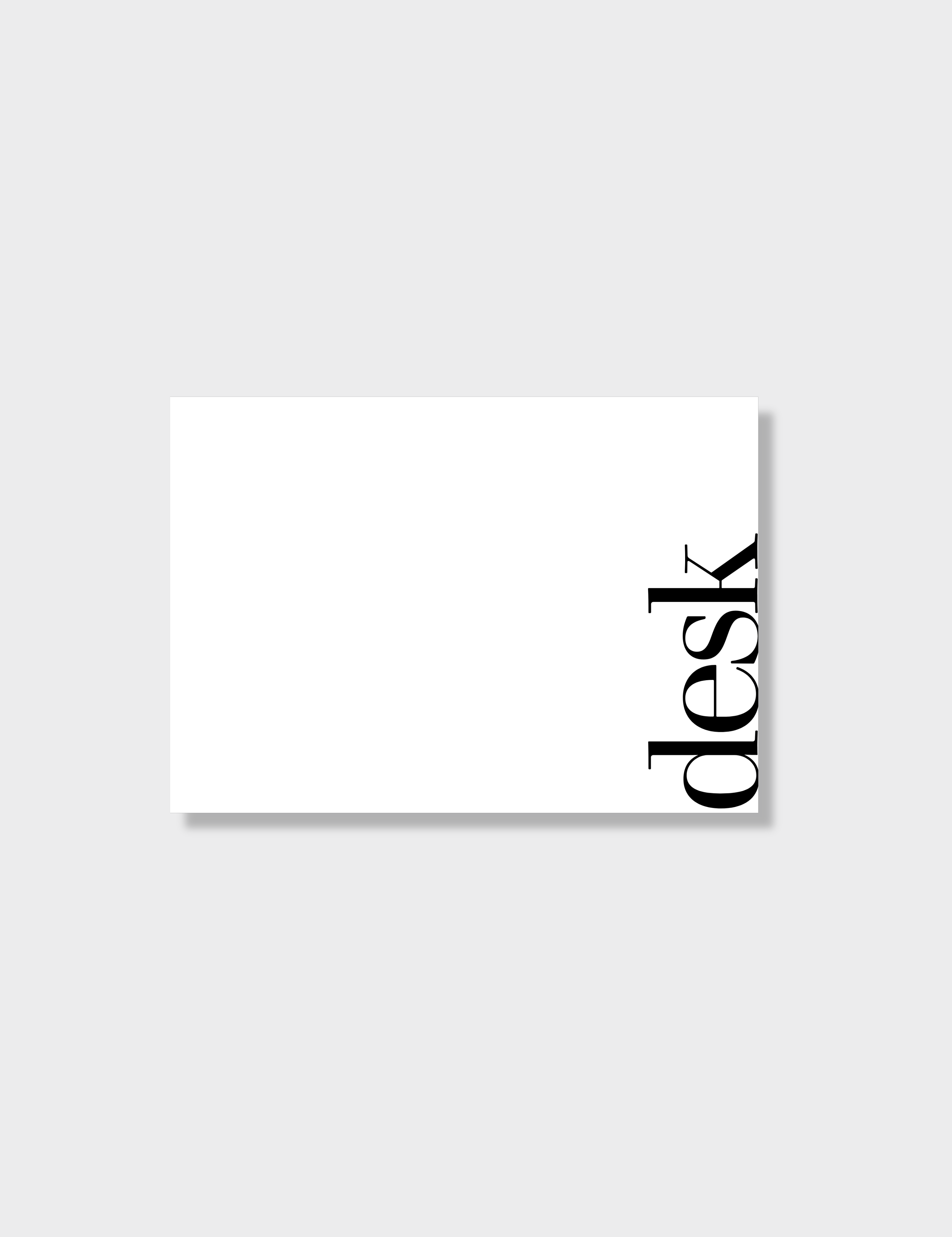 A3 Desk Pad - New 2026