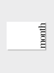 A2 Monthly Planner - New 2026