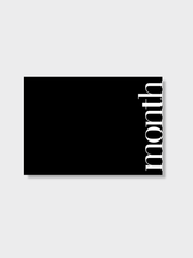 A2 Monthly Planner - New 2026