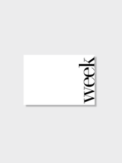 A4 Weekly Dashboard Planner - New 2026