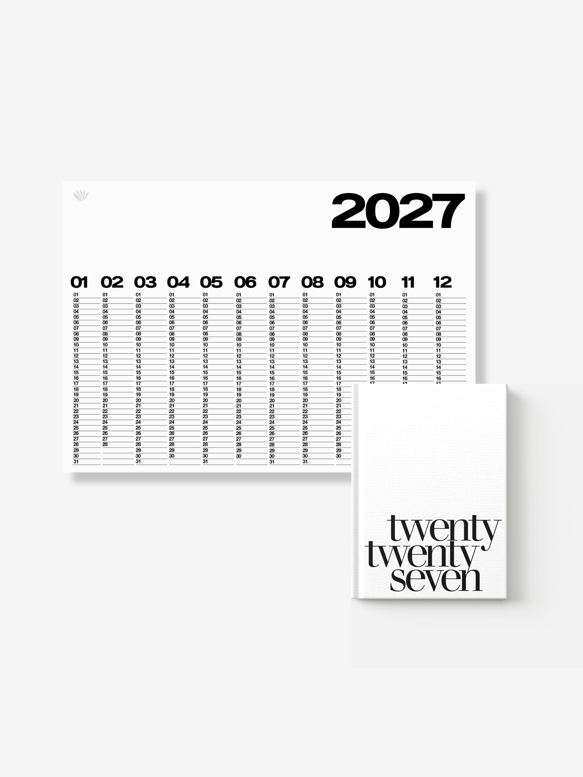2027 Bundle - Wall Calendar + Weekly Diary (Pre-Order)