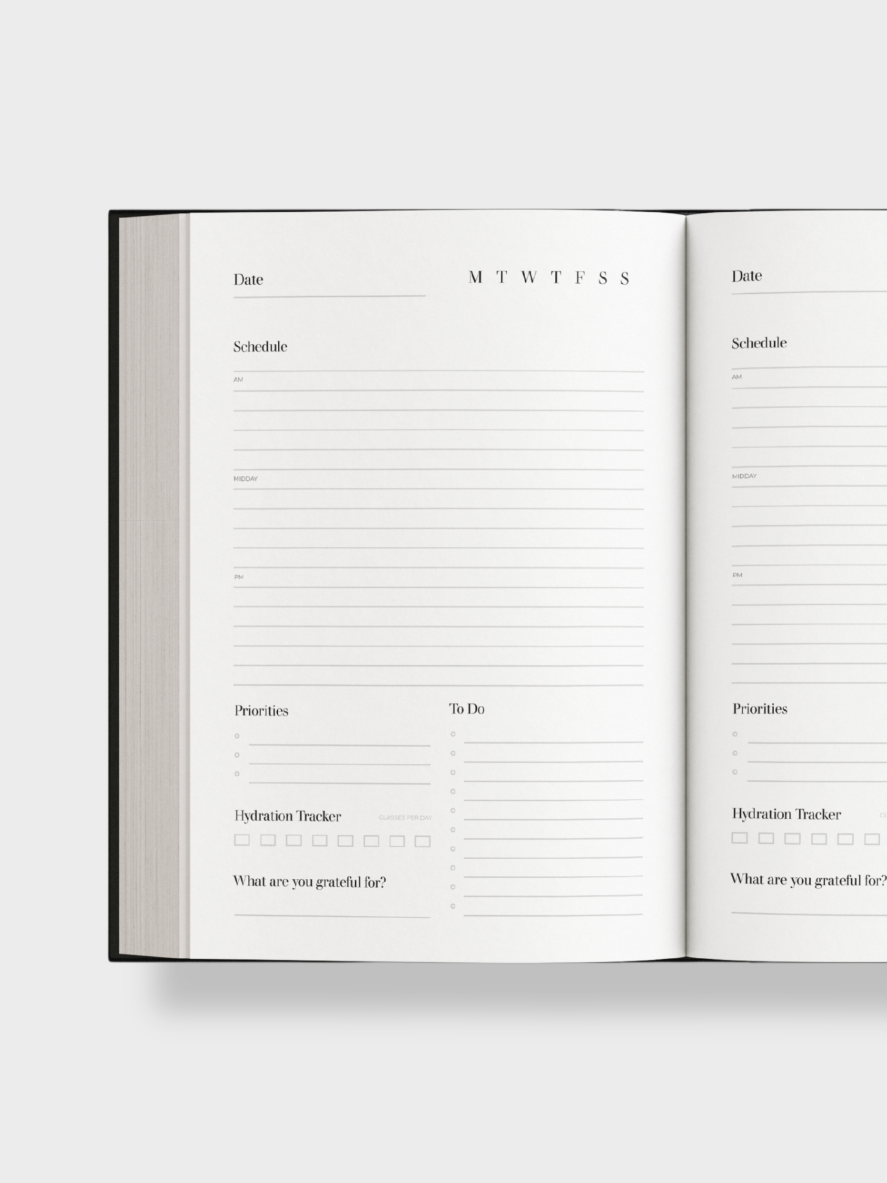 365 Day A5 Diary - Daily Debossed
