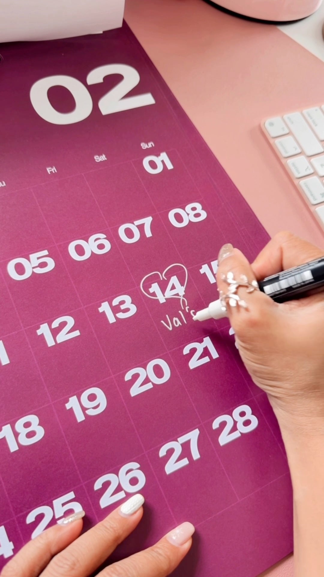 A3 Monthly Calendar Sheets