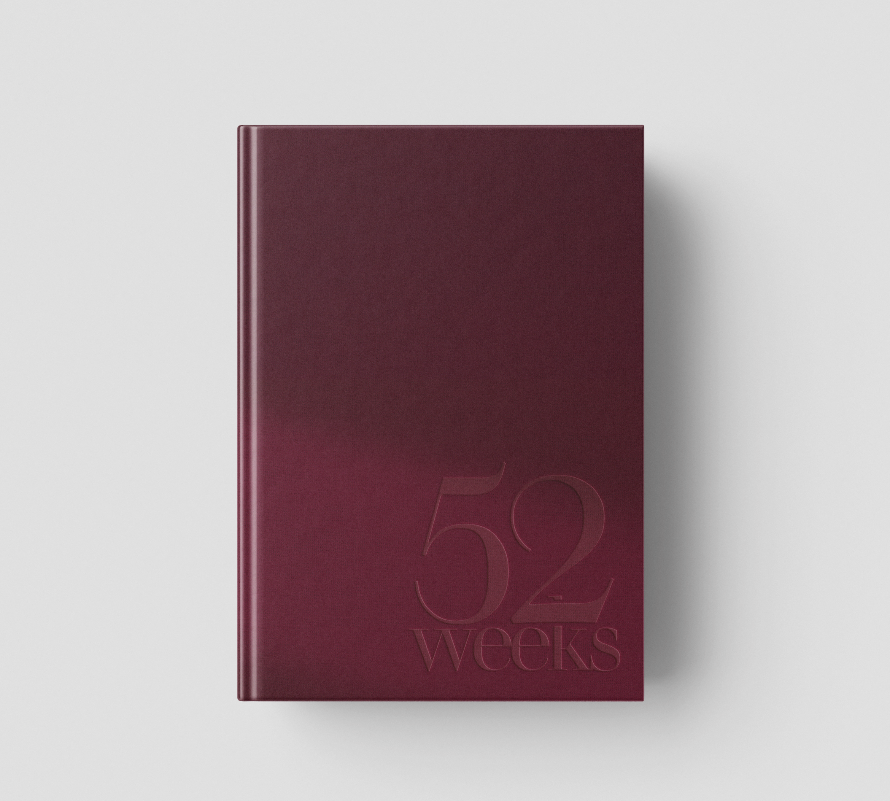 52 Week A5 Diary - Weekly Debossed
