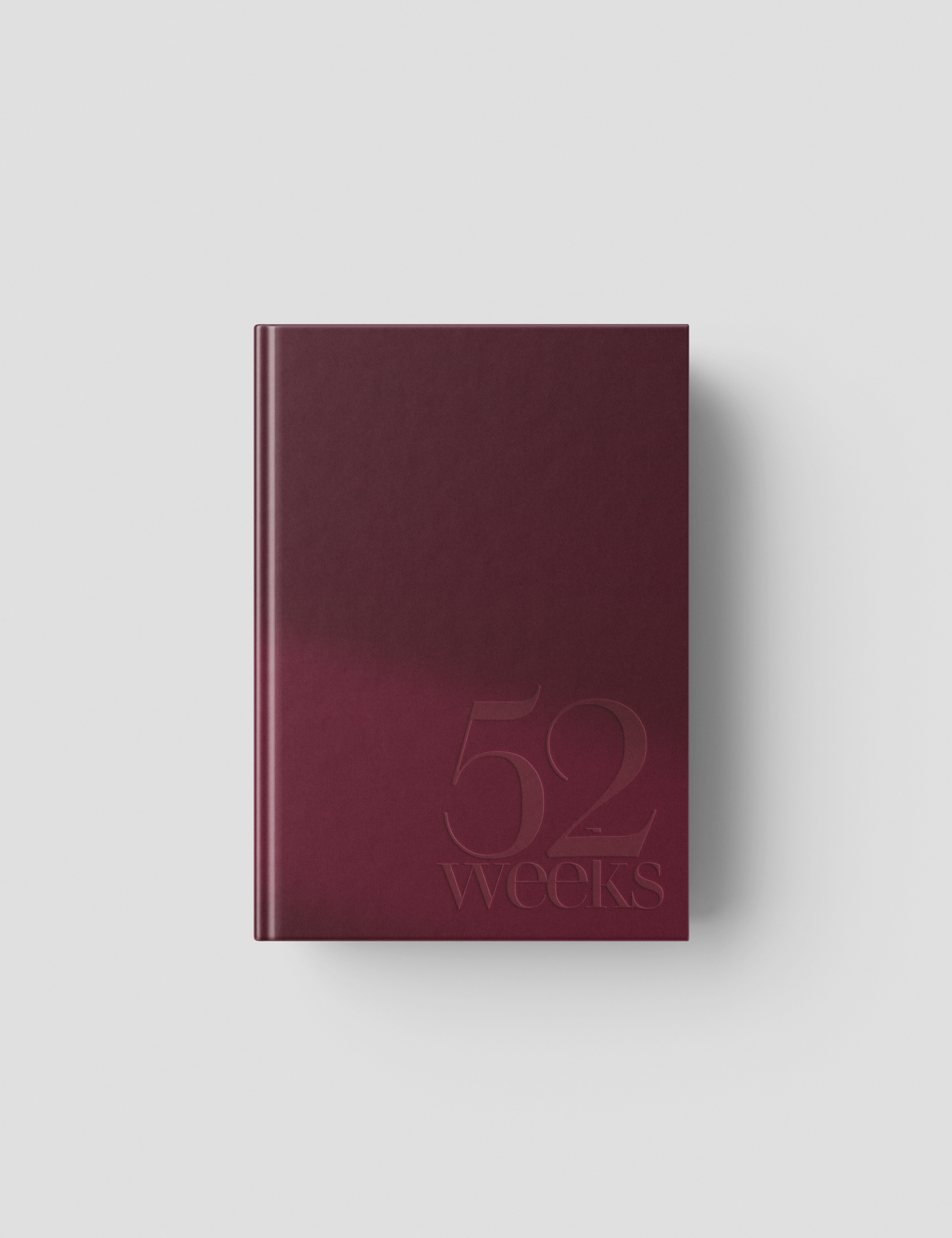 52 Week A5 Diary - Weekly Debossed