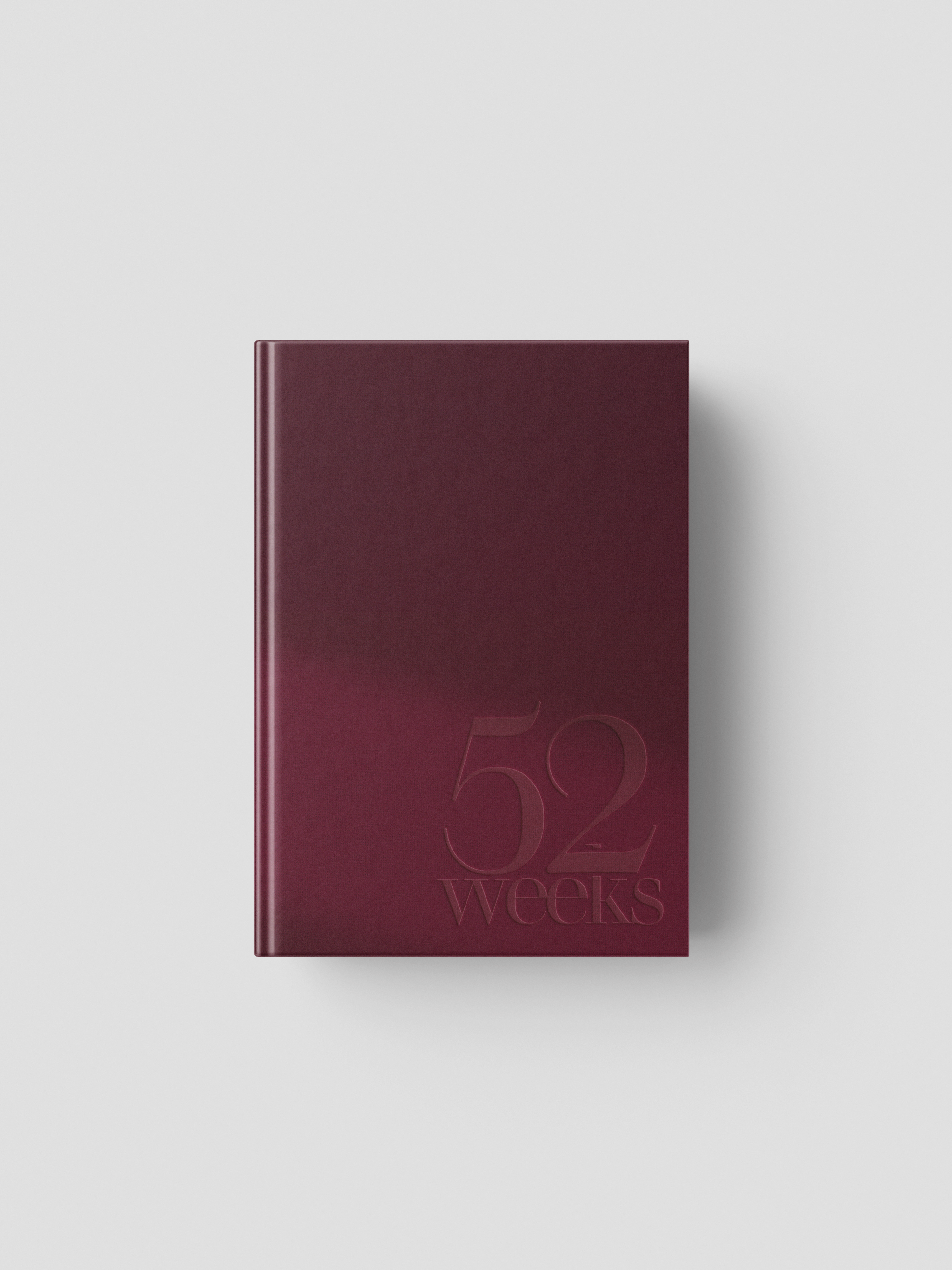 52 Week A5 Diary - Weekly Debossed