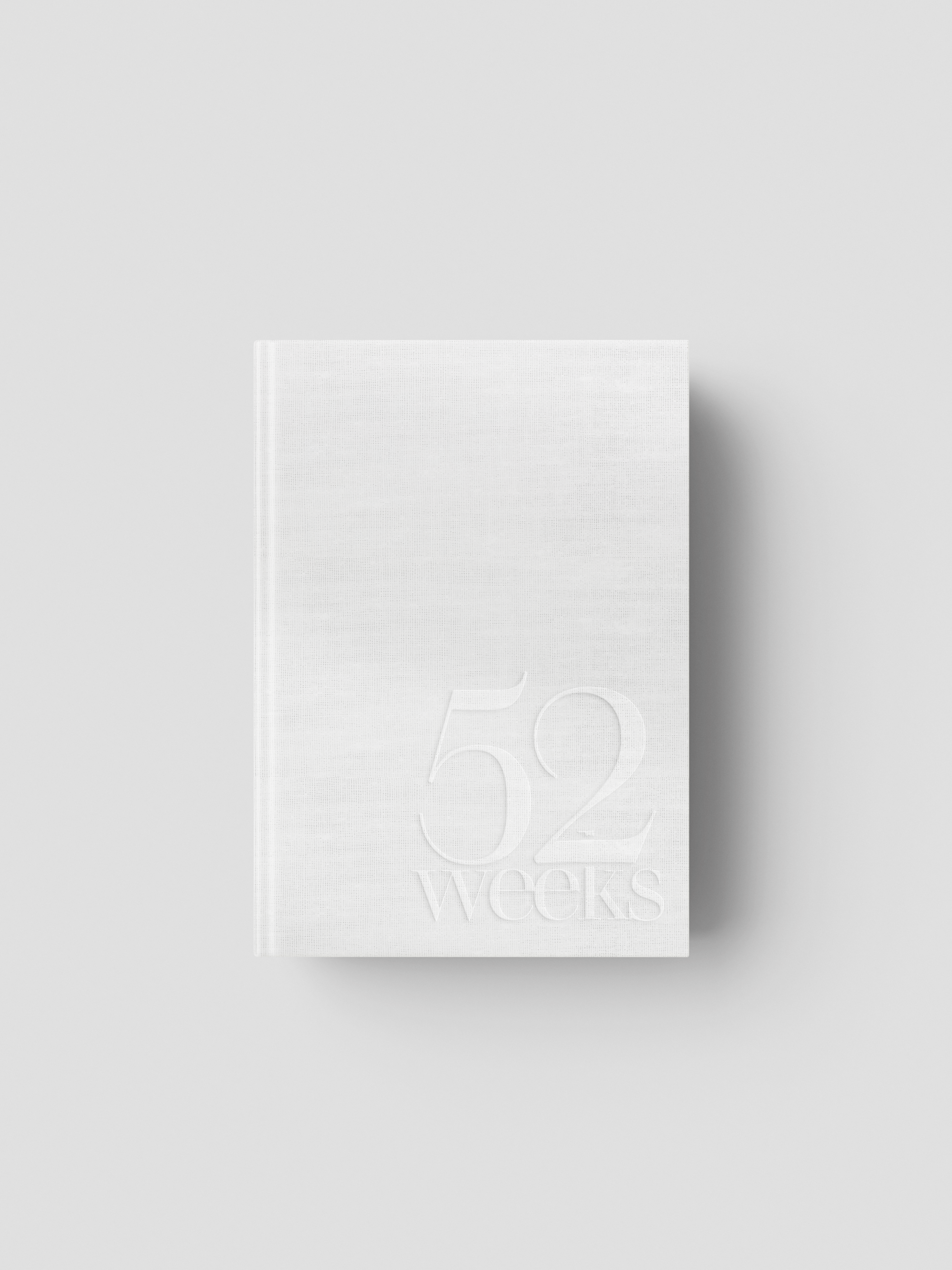 52 Week A5 Diary - Weekly Debossed