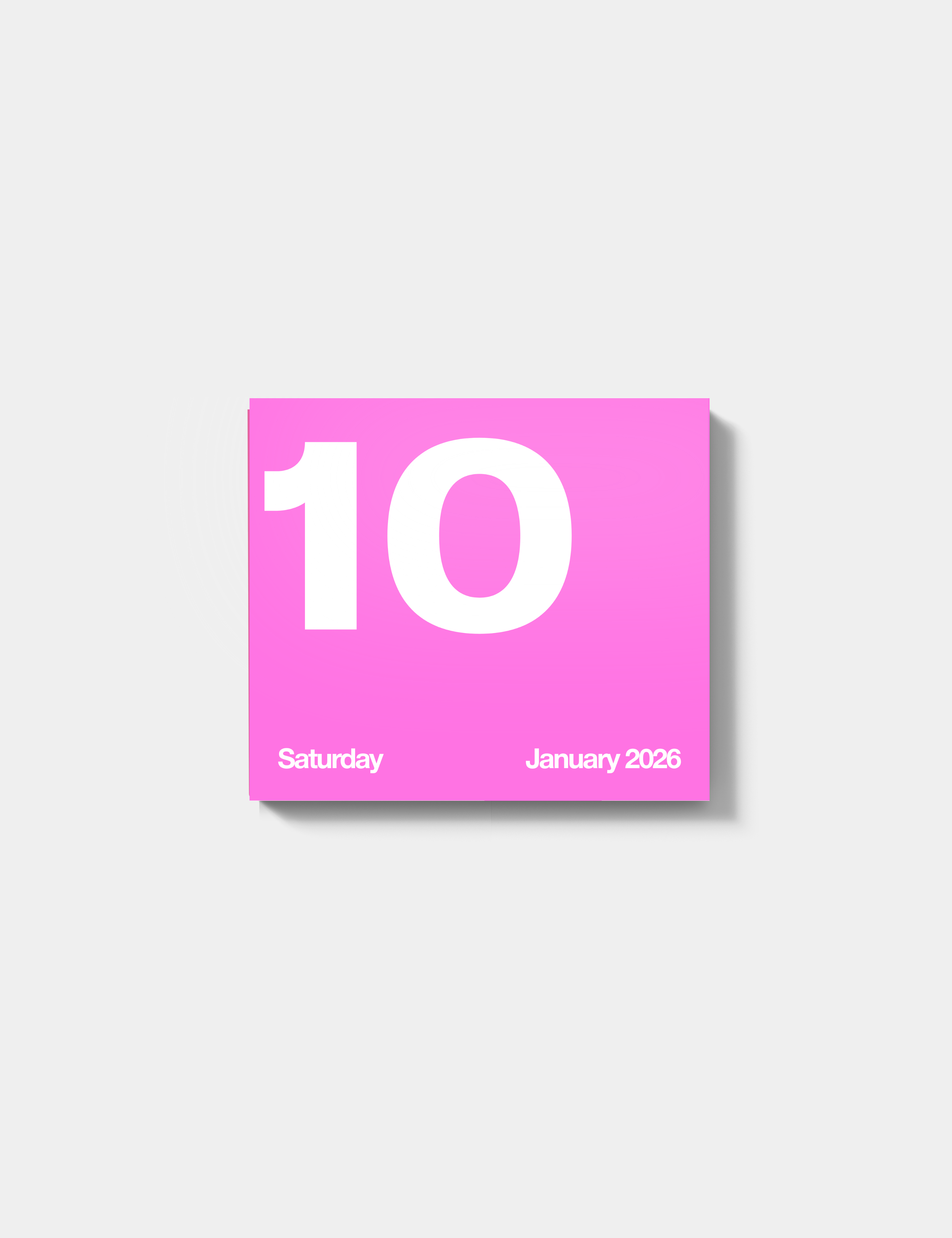2026 Tear Off Calendar