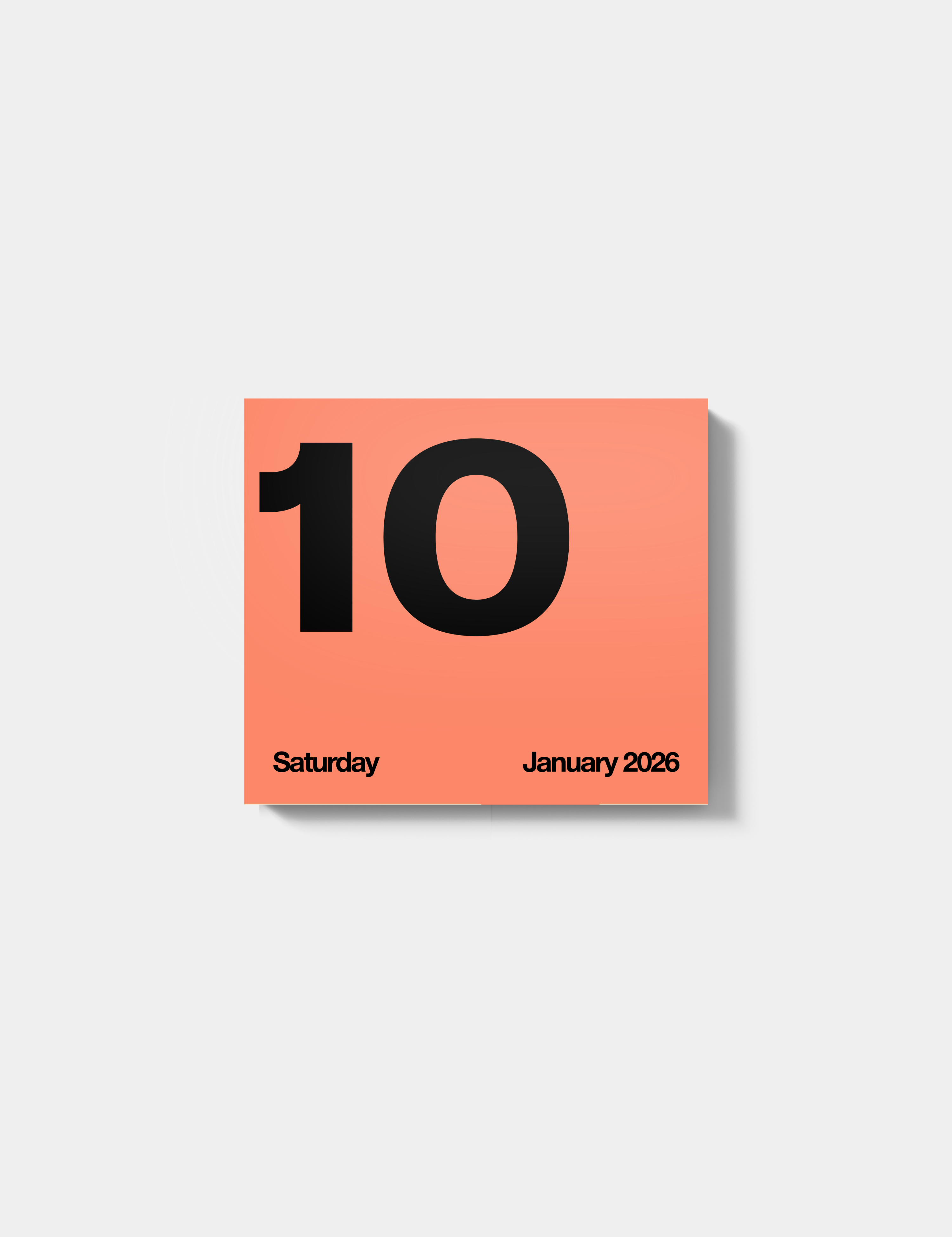 2026 Tear Off Calendar