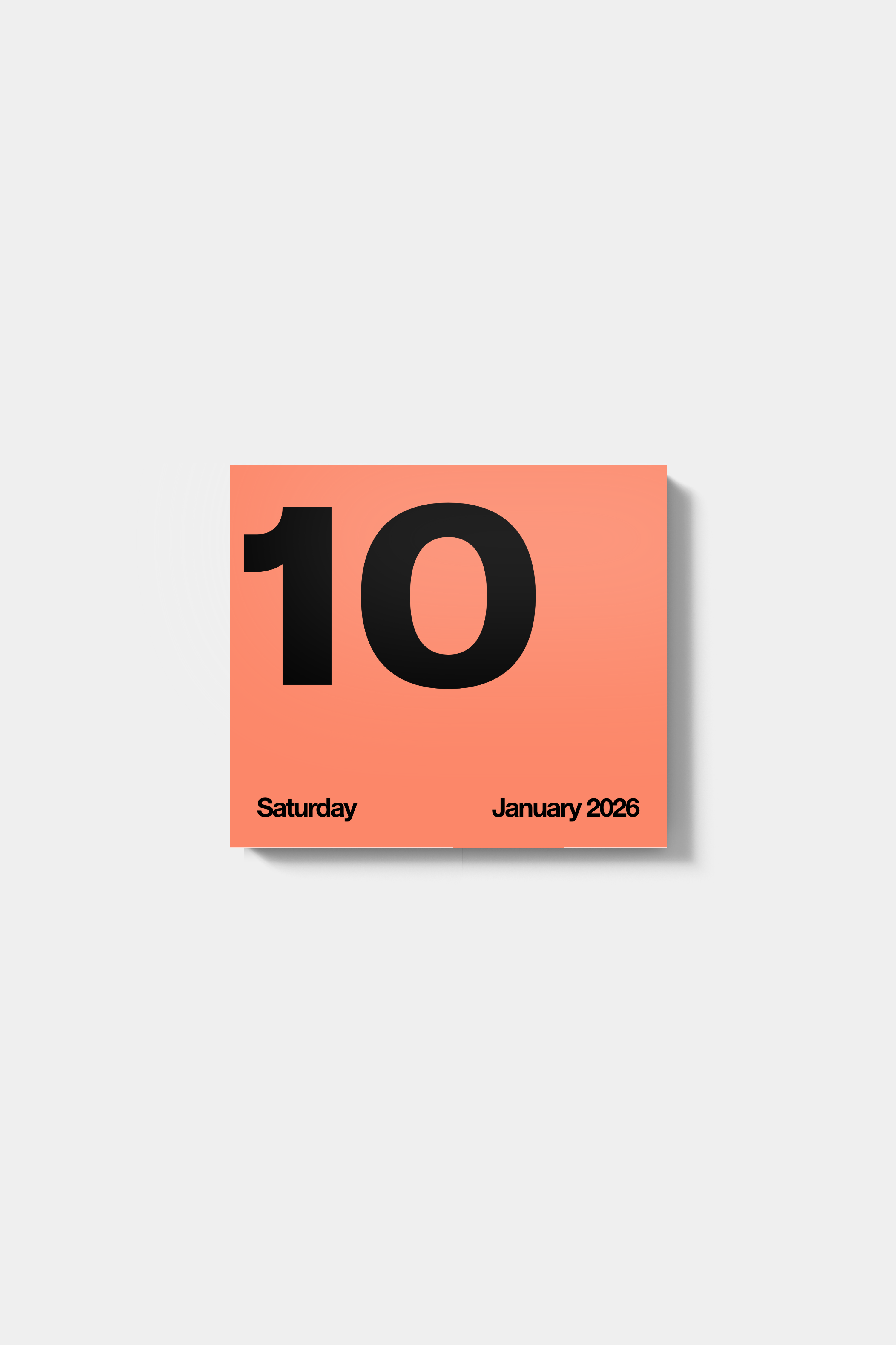2026 Tear Off Calendar
