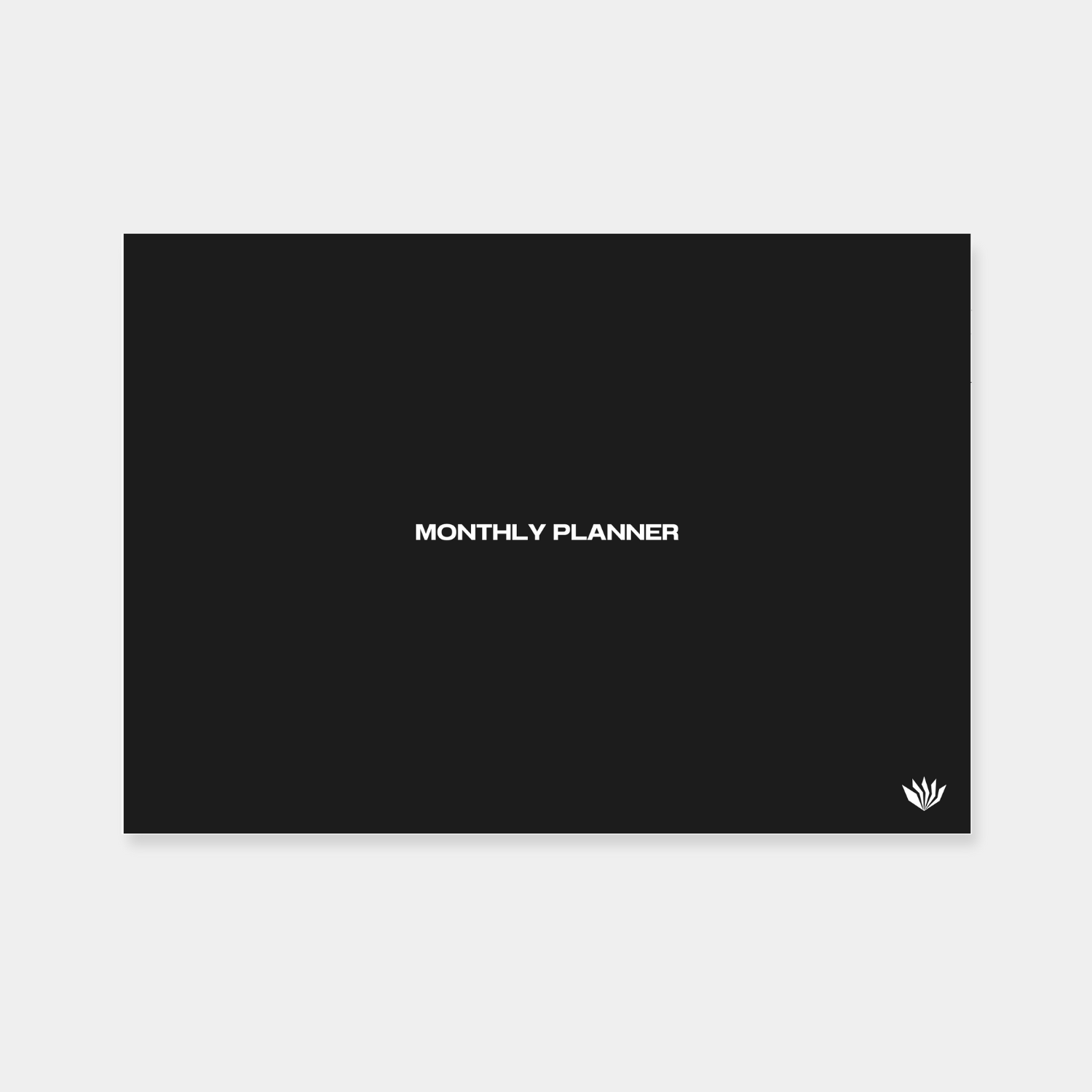 A2 Monthly Planner