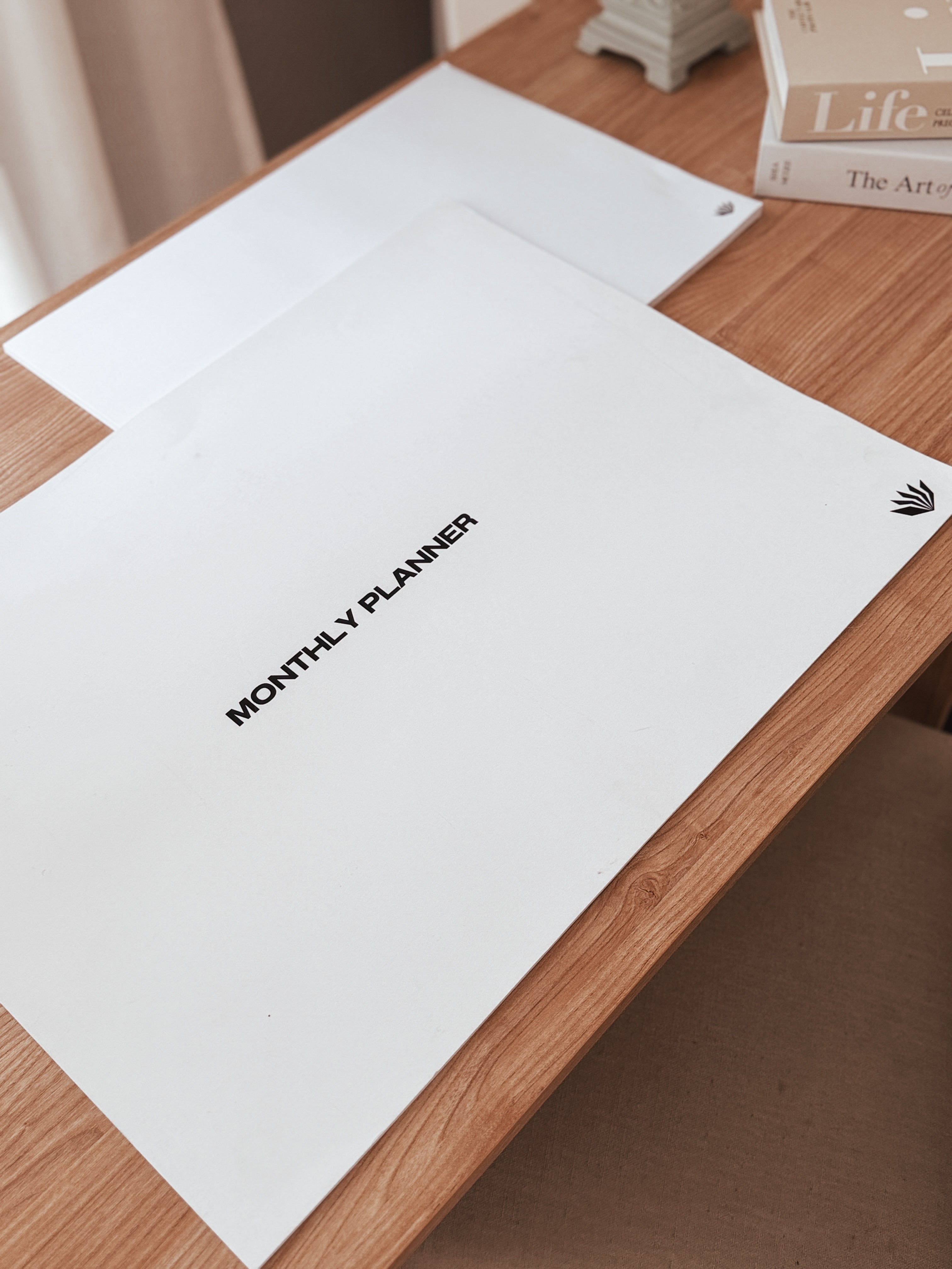 A2 Monthly Planner