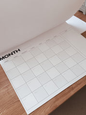 A2 Monthly Planner