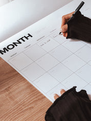 A2 Monthly Planner