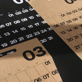 A3 Monthly Calendar Sheets