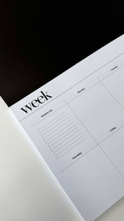A4 Weekly Dashboard Planner - New 2026