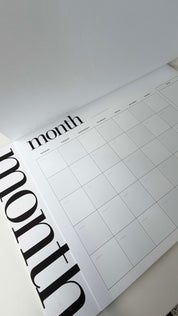 A2 Monthly Planner - New 2026