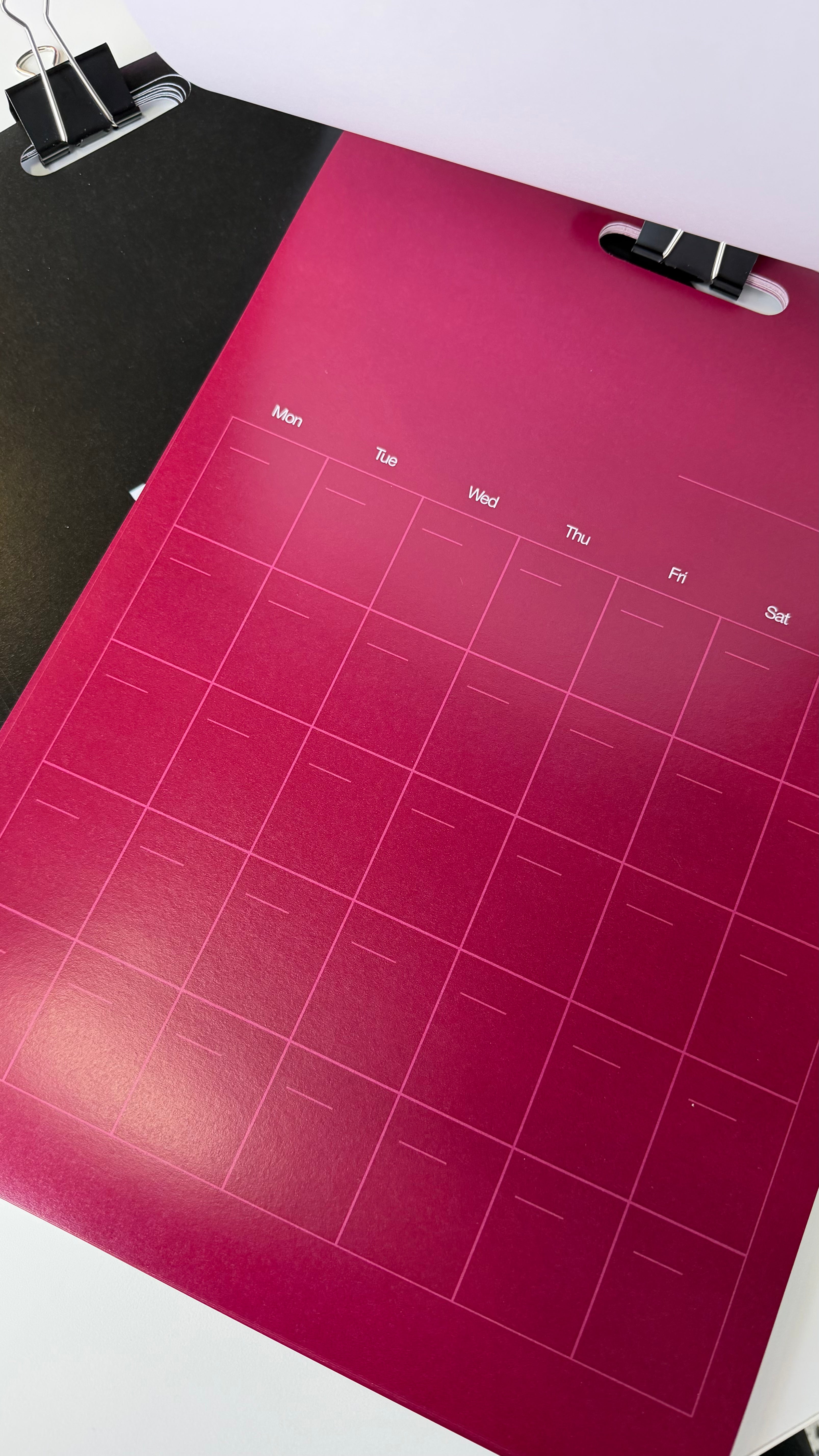 A3 Anytime Monthly Calendar Sheets