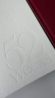 52 Week A5 Diary - Weekly Debossed