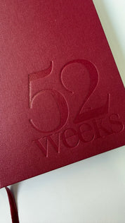 52 Week A5 Diary - Weekly Debossed
