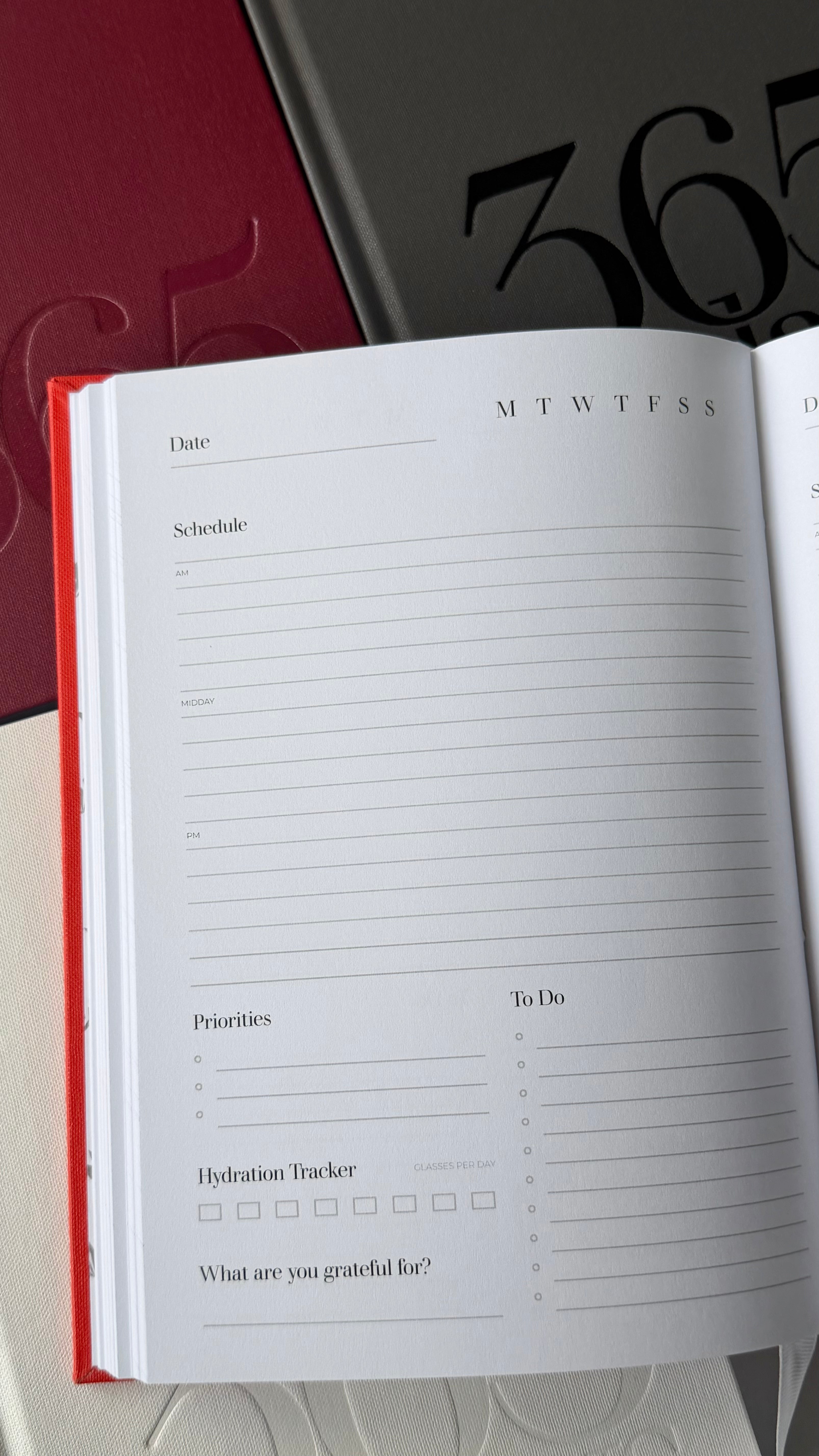 365 Day A5 Diary - Daily Debossed