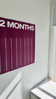 Anytime - Year At A Glance Wall Calendar A1