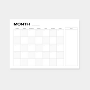A2 Monthly Planner