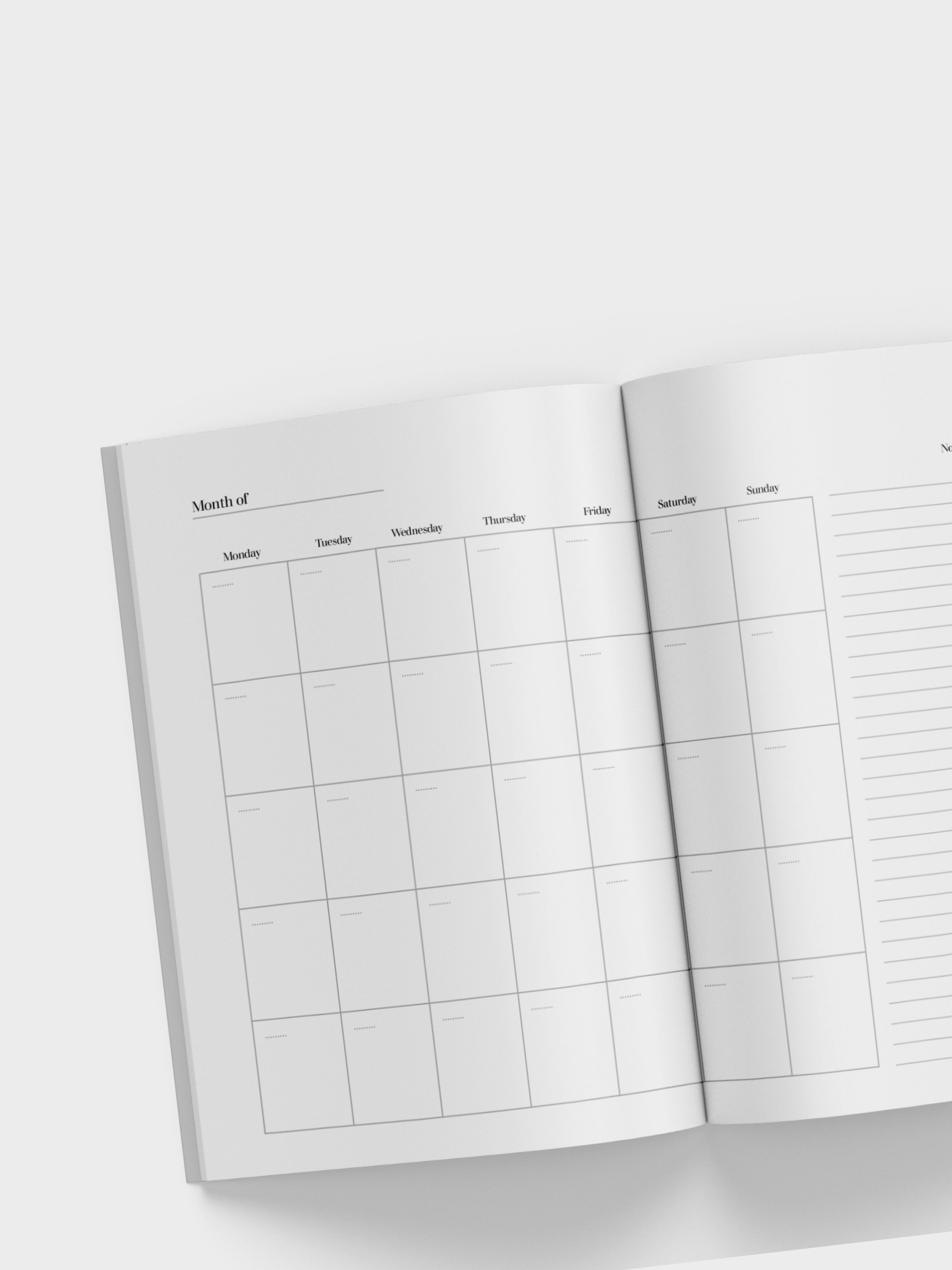 31 Day - Daily Diary A5 Collection