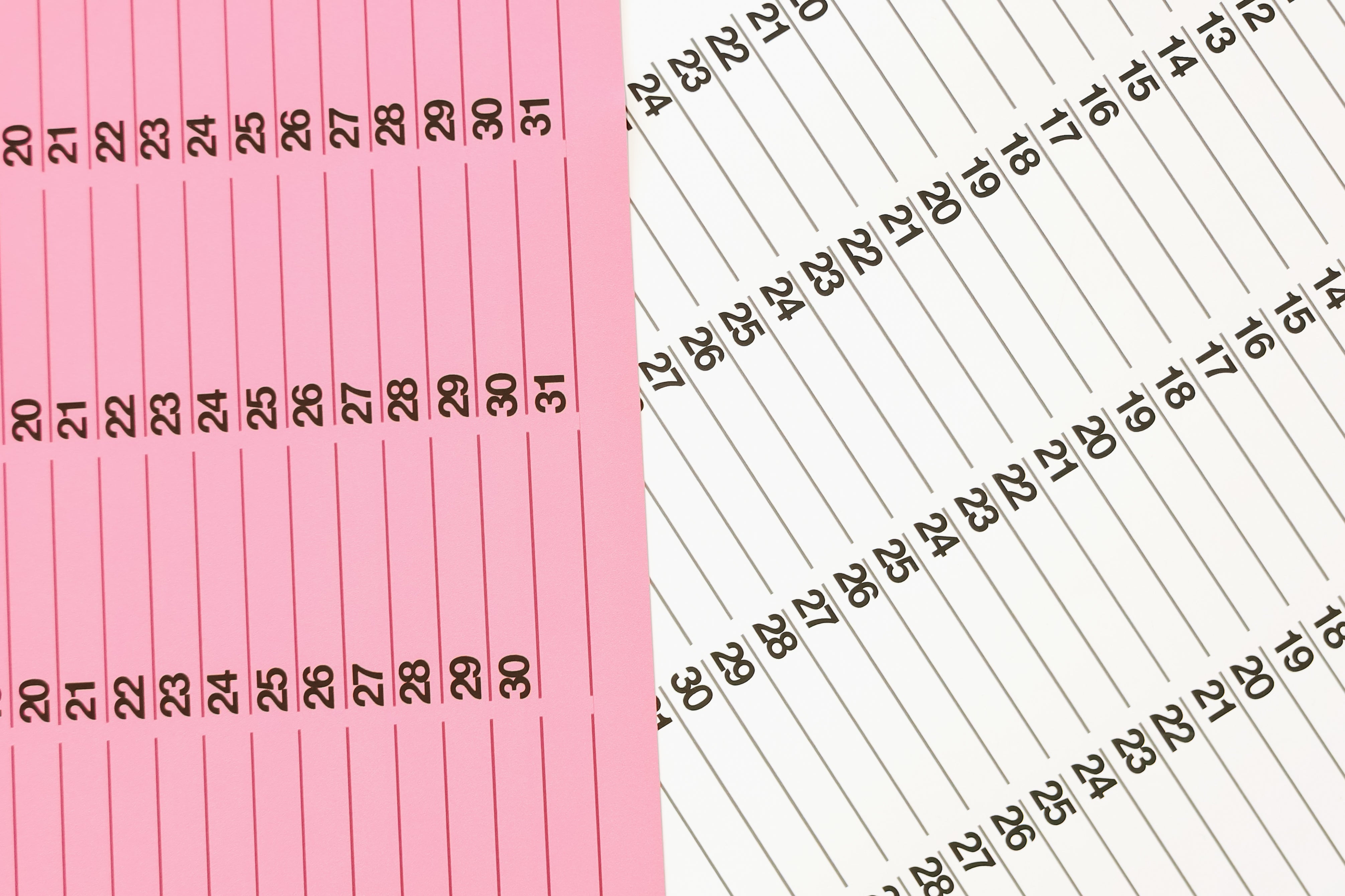 Year At A Glance Wall Calendar A1