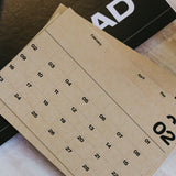 Small Index Calendar
