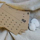 Small Index Calendar