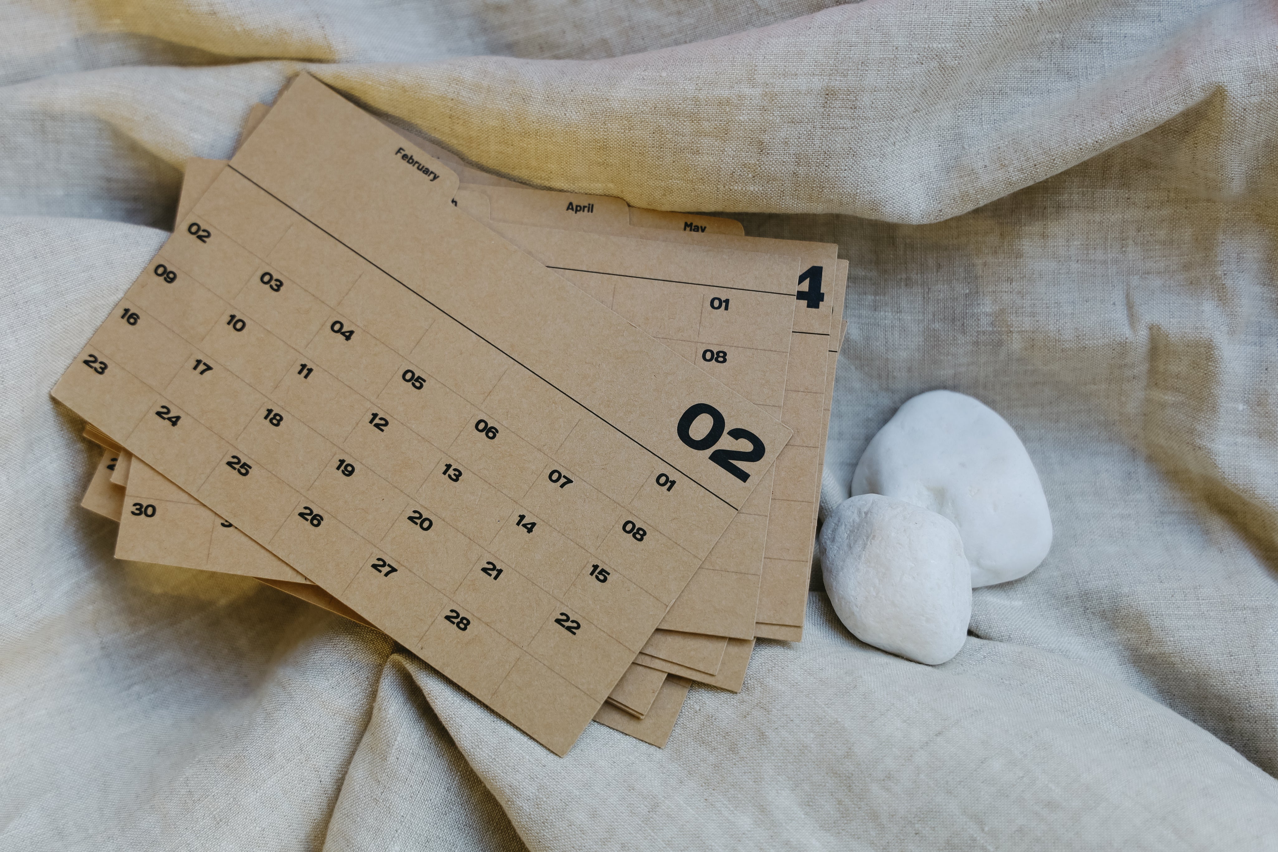 Small Index Calendar