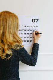 A3 Monthly Calendar Sheets